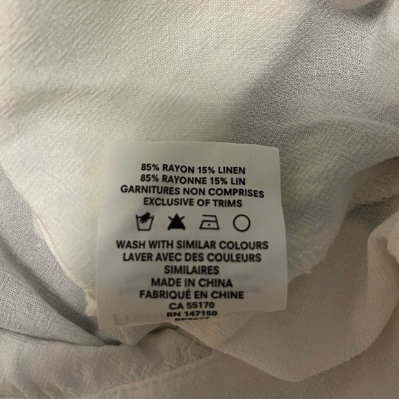 Frank and Oak White Wrap Top - Picture 8 of 9